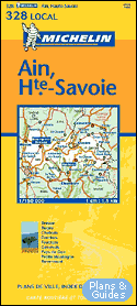 Carte routire - Ain - Haute-Savoie - 1/150 000