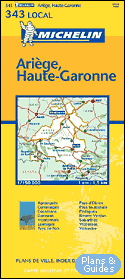 Arige, Haute Garonne 1/150 000 - carte routire - Landkarte - road map  - - Karten Frankreich - carte di tutta la Francia  - mapa sobre Francia - map of France  - Carte routire 