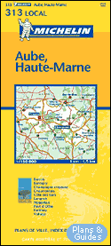 Aube, Haute-Marne 1/150 000 - carte routire - Landkarte - road map  - - Karten Frankreich - carte di tutta la Francia  - mapa sobre Francia - map of France  - Carte routire 