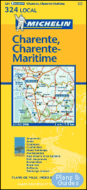 Charente, Charente-Maritime 1/150 000 - carte routire - Landkarte - road map  - - Karten Frankreich - carte di tutta la Francia  - mapa sobre Francia - map of France  - Carte routire 