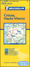 Creuse, Haute-Vienne 1/150 000 - carte routire - Landkarte - road map  - - Karten Frankreich - carte di tutta la Francia  - mapa sobre Francia - map of France  - Carte routire 