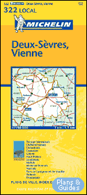 Deux-Svres, Vienne 1/150 000 - carte routire - Landkarte - road map  - - Karten Frankreich - carte di tutta la Francia  - mapa sobre Francia - map of France  - Carte routire 