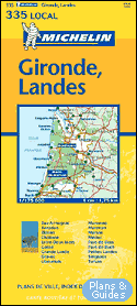 Gironde, Landes 1/175 000 - carte routire - Landkarte - road map  - - Karten Frankreich - carte di tutta la Francia  - mapa sobre Francia - map of France  - Carte routire 