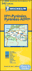 Hautes-Pyrnes, Pyrnes-atlantiques 1/150 000 - carte routire - Landkarte - road map  - - Karten Frankreich - carte di tutta la Francia  - mapa sobre Francia - map of France  - Carte routire 