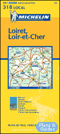 Loiret, Loir et Cher - 1/150 000 - carte routire - Landkarte - road map  - - Karten Frankreich - carte di tutta la Francia  - mapa sobre Francia - map of France  - Carte routire 