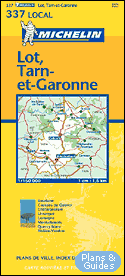 Lot, Tarn et Garonne 1/150 000 - carte routire - Landkarte - road map  - - Karten Frankreich - carte di tutta la Francia  - mapa sobre Francia - map of France  - Carte routire 