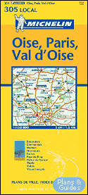 Oise, Paris, Val d'Oise 1/150 000 - carte routire - Landkarte - road map  - - Karten Frankreich - carte di tutta la Francia  - mapa sobre Francia - map of France  - Carte routire 