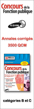 Concours de la Fonction publique sur CD ROM