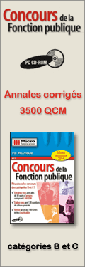 Concours de la Fonction publique sur CD ROM