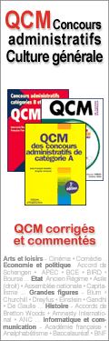 QCM - Concours administratifs