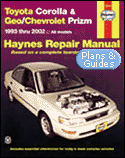 Toyota Corolla & Geo / Chevrolet Prizm 