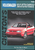 Volkswagen Golf, Jetta, Cabriolet Repair Manual